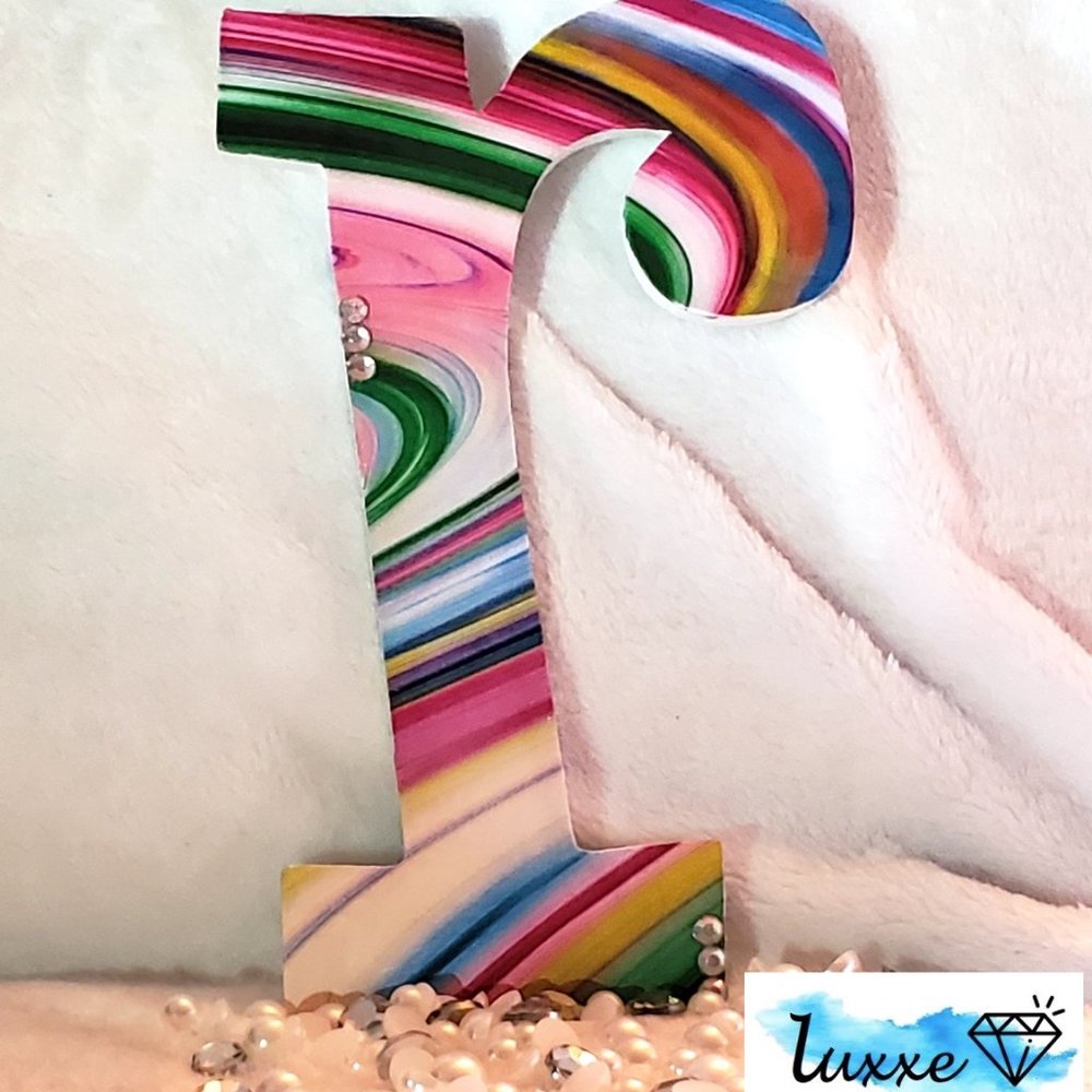 Swirl Wooden Letter